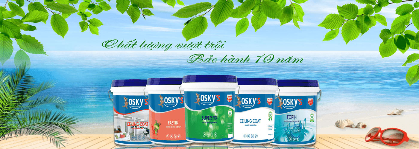 Tổng đại lý Sơn OSKY’S Chính hãng tại Vĩnh Phúc - Hotline: 0866.587.561